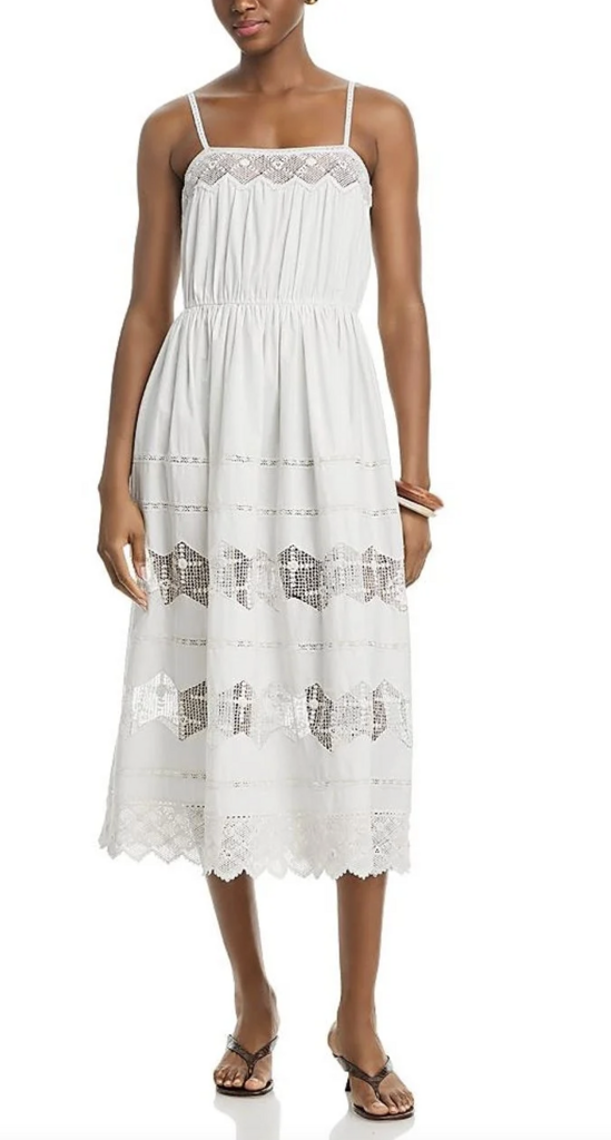 The Great The Rosette Crochet Dress