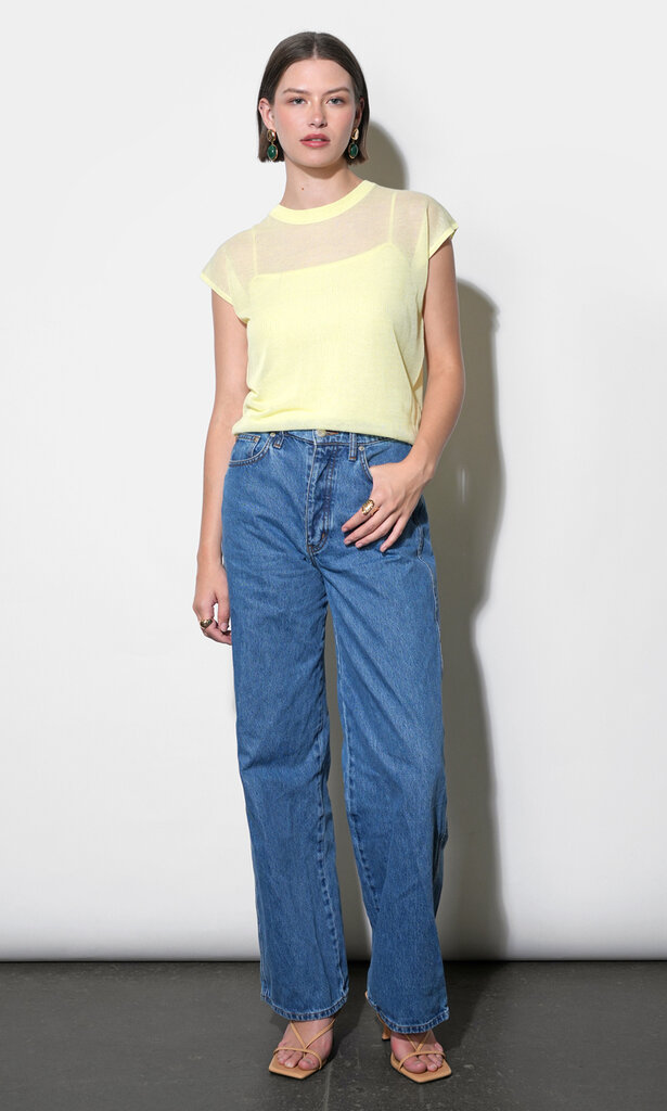 Greylin Natalia Sheer Bubble Top