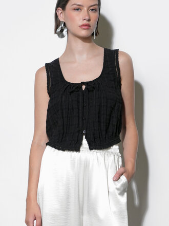 Greylin Clara Bubble Hem Top