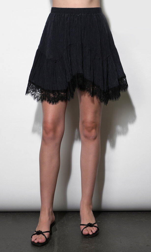Greylin Natalie Hanky Lace Hem Skirt