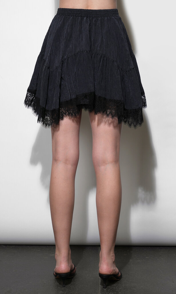 Greylin Natalie Hanky Lace Hem Skirt