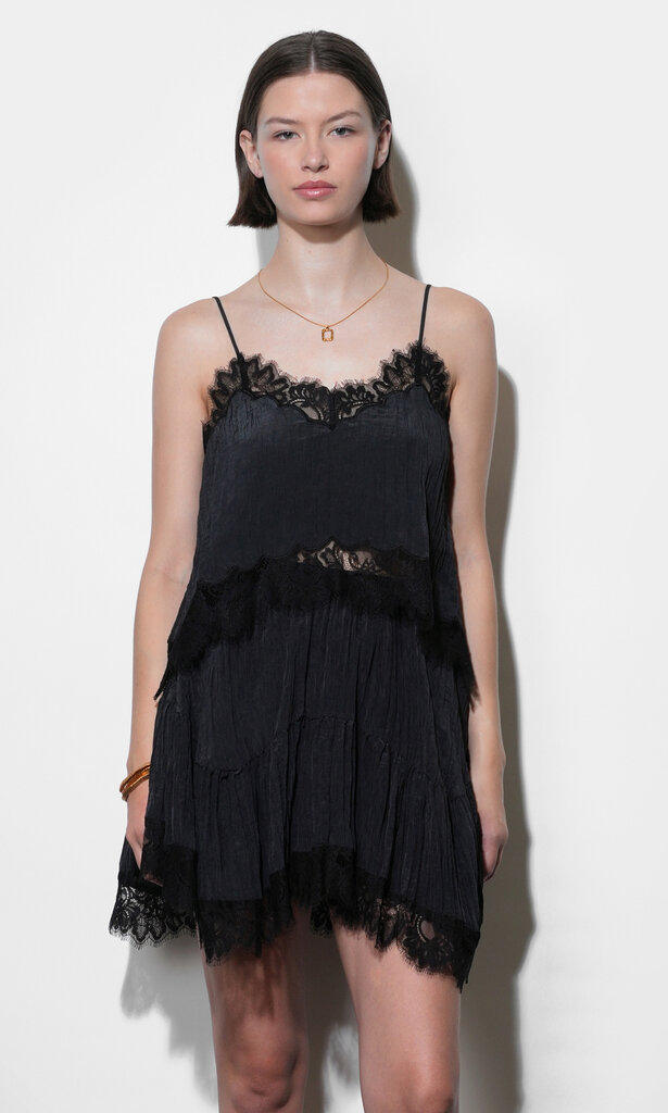 Greylin Natalie Hanky Lace Hem Skirt