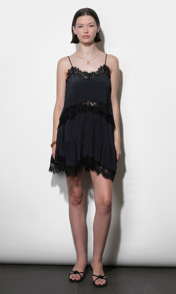 Greylin Natalie Hanky Lace Hem Skirt