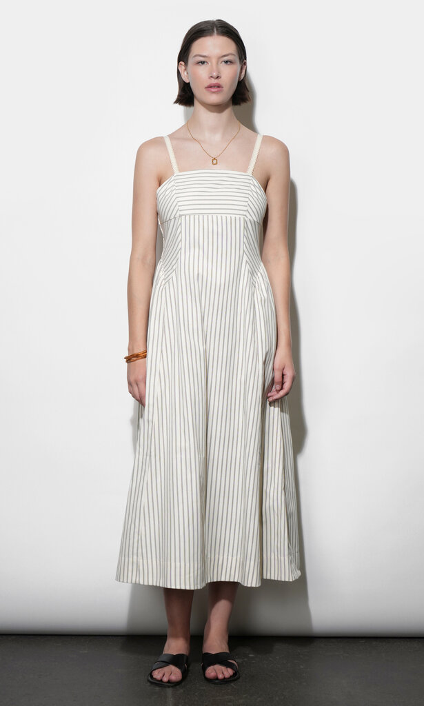 Greylin Lyla  Striped Midi Dress