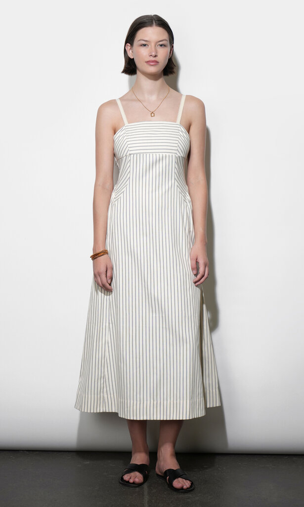 Greylin Lyla  Striped Midi Dress