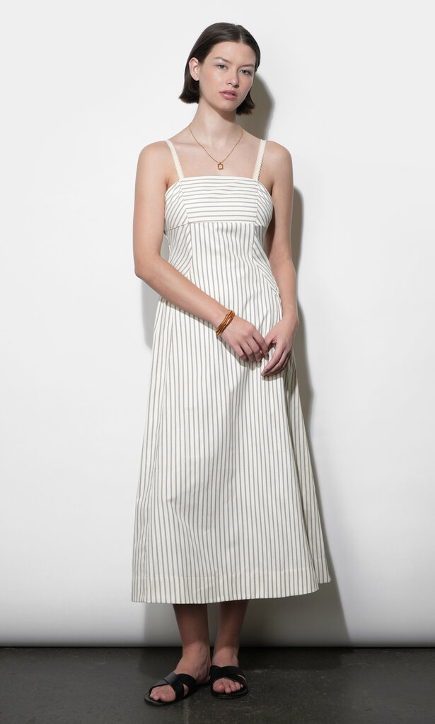 Greylin Lyla  Striped Midi Dress