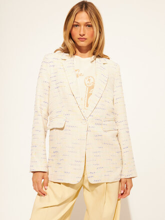 John & Jenn Elio Tweed Blazer