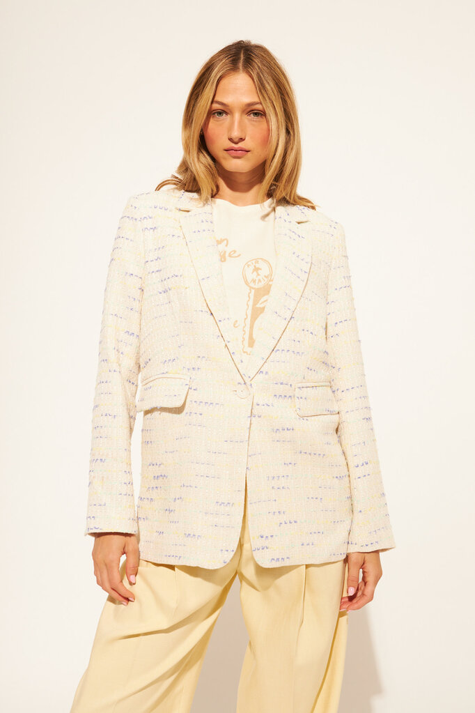 John & Jenn Elio Tweed Blazer