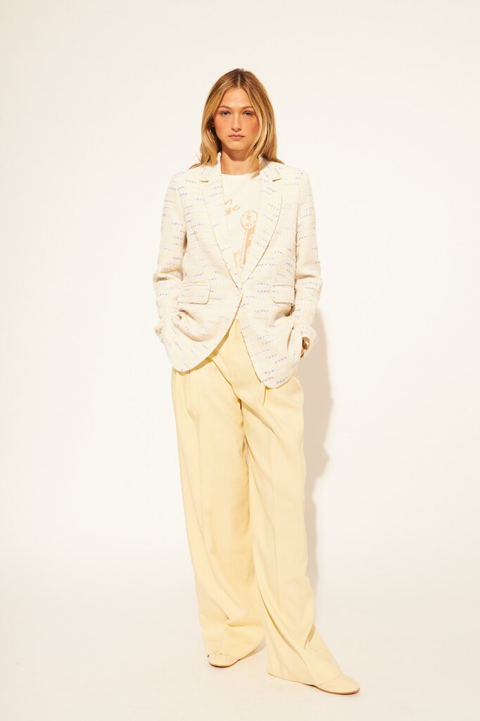 John & Jenn Elio Tweed Blazer