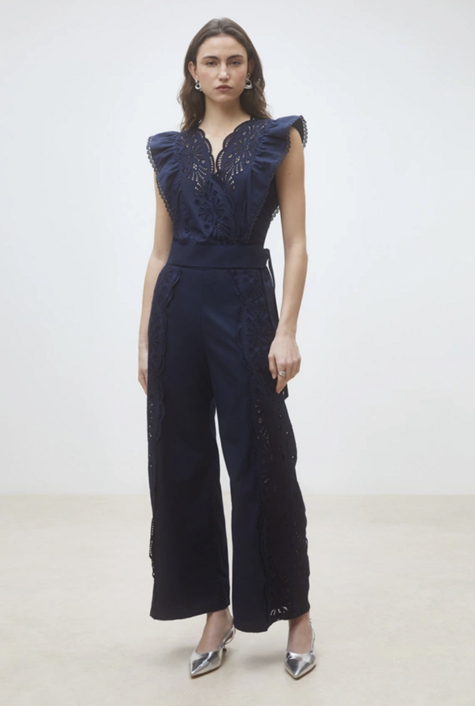 Suncoo Lila Emb. Slvls Top