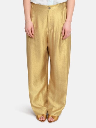Rabens Saloner Gold Pants