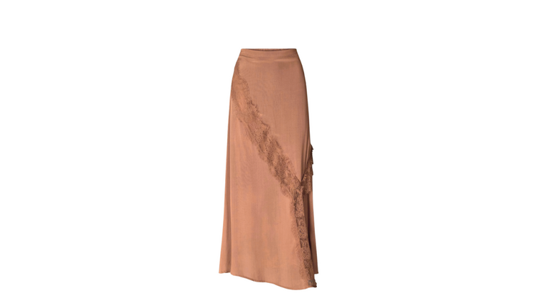 Rabens Saloner Leia Sheer Lace Skirt