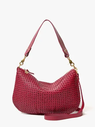 Clare V. Moyen Messenger Rattan in Plummy