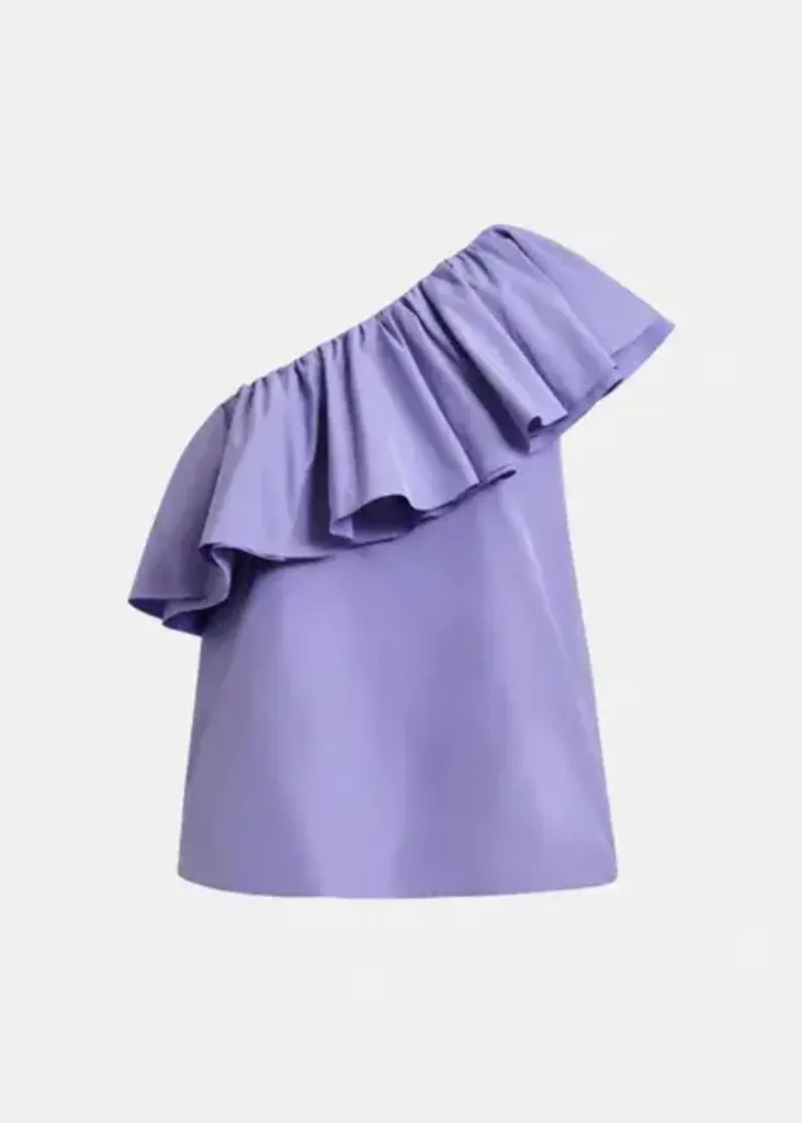 Essentiel Antwerp Jillian Asymmetric Ruffle Top
