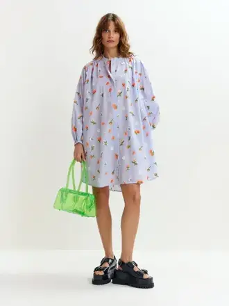 Essentiel Antwerp Jalen Embroidered Mini Dress