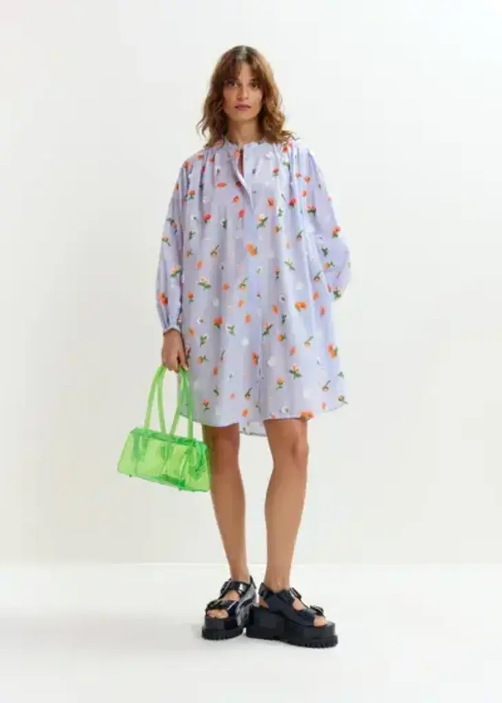 Essentiel Antwerp Jalen Embroidered Mini Dress