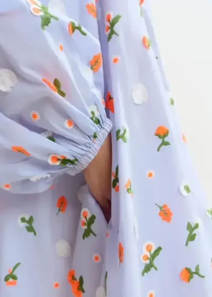 Essentiel Antwerp Jalen Embroidered Mini Dress