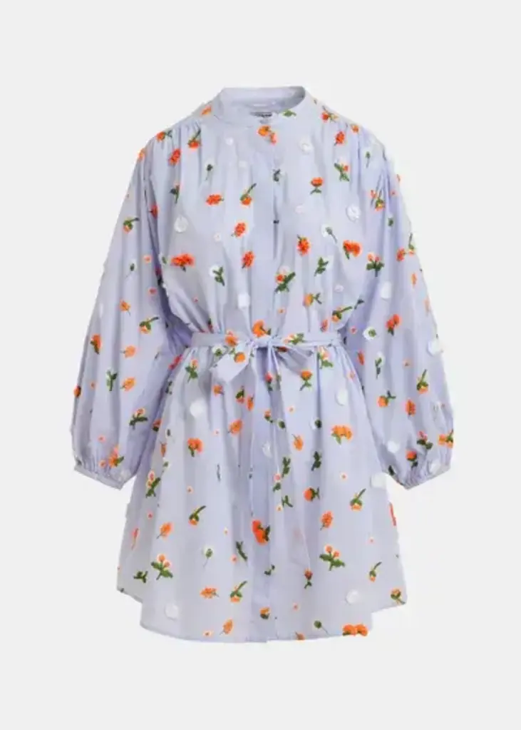 Essentiel Antwerp Jalen Embroidered Mini Dress