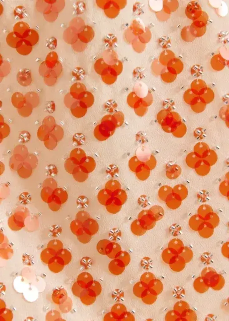 Essentiel Antwerp Jocelyn Sequin Smocked Top