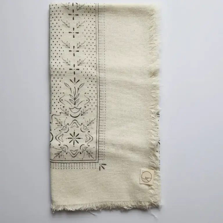 Eco Raw Studio Classic Print Naturally Dyed Bandana