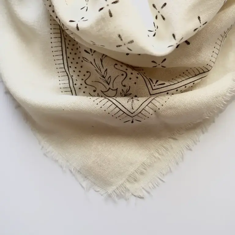 Eco Raw Studio Classic Print Naturally Dyed Bandana