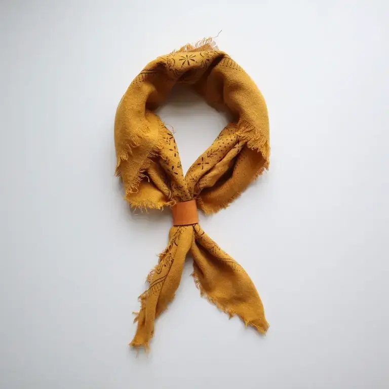 Eco Raw Studio Classic Print Naturally Dyed Bandana