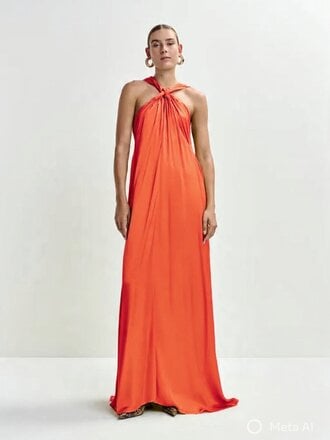 Essentiel Antwerp Jaycee Halter Neck Maxi Dress