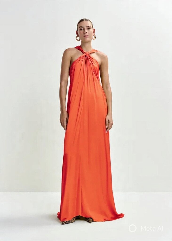 Essentiel Antwerp Jaycee Halter Neck Maxi Dress