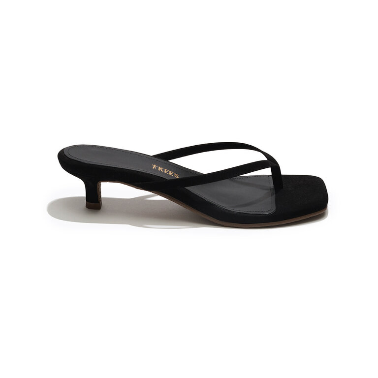 Tkees Square Toe Julia Kitten Heel - Napa