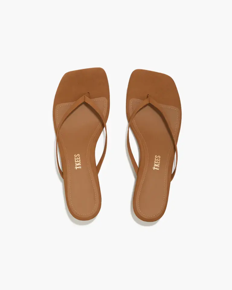 Tkees Square Toe Julia Kitten Heel - Suede