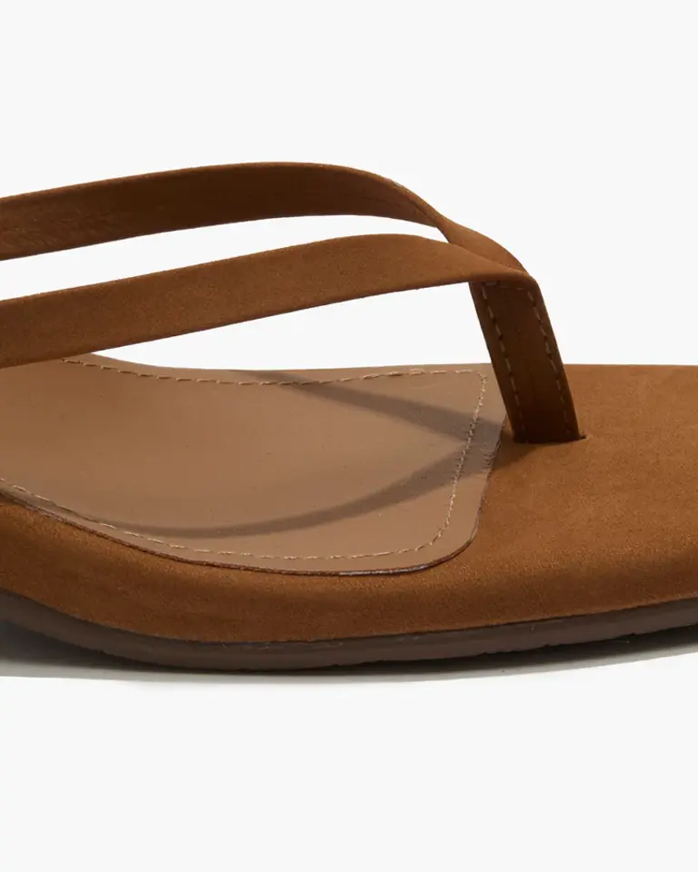 Tkees Square Toe Julia Kitten Heel - Suede