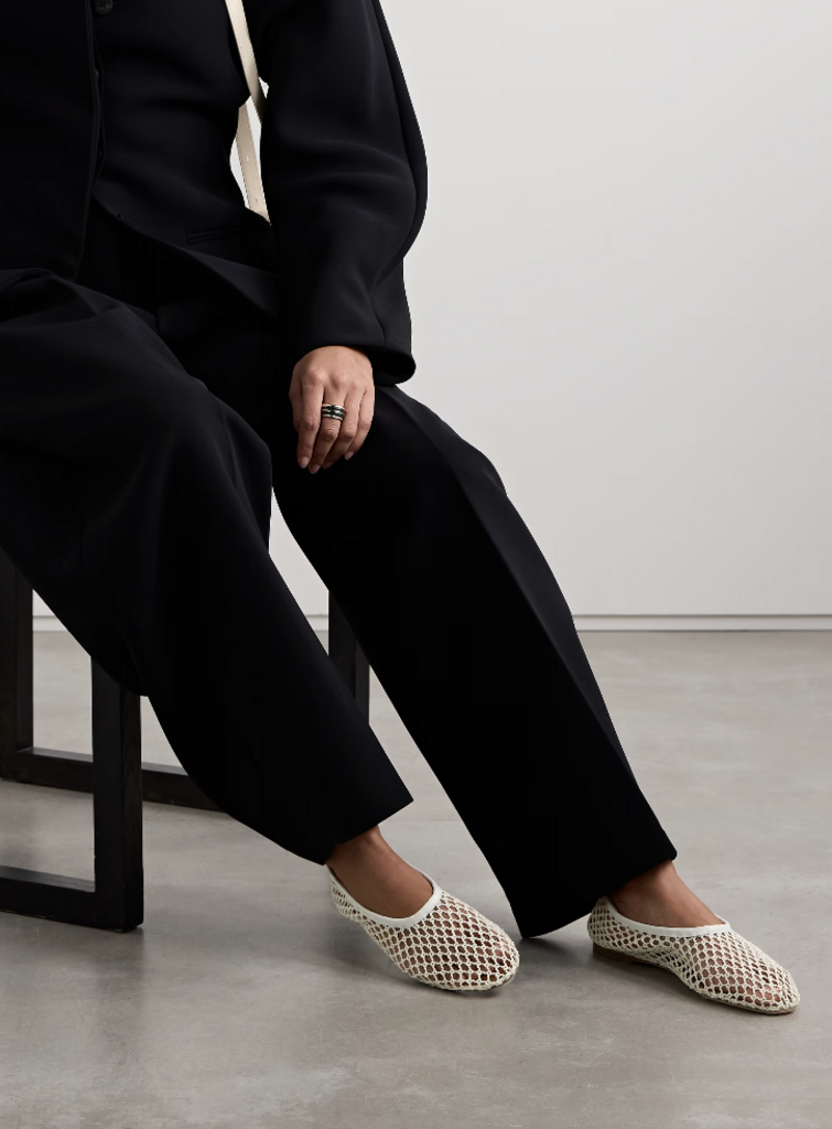 Staud Alba Ballet Paper Netting