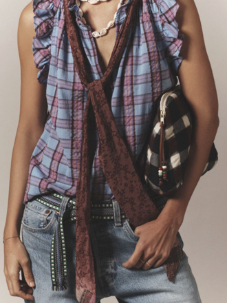 Xirena Bex Top Plaid