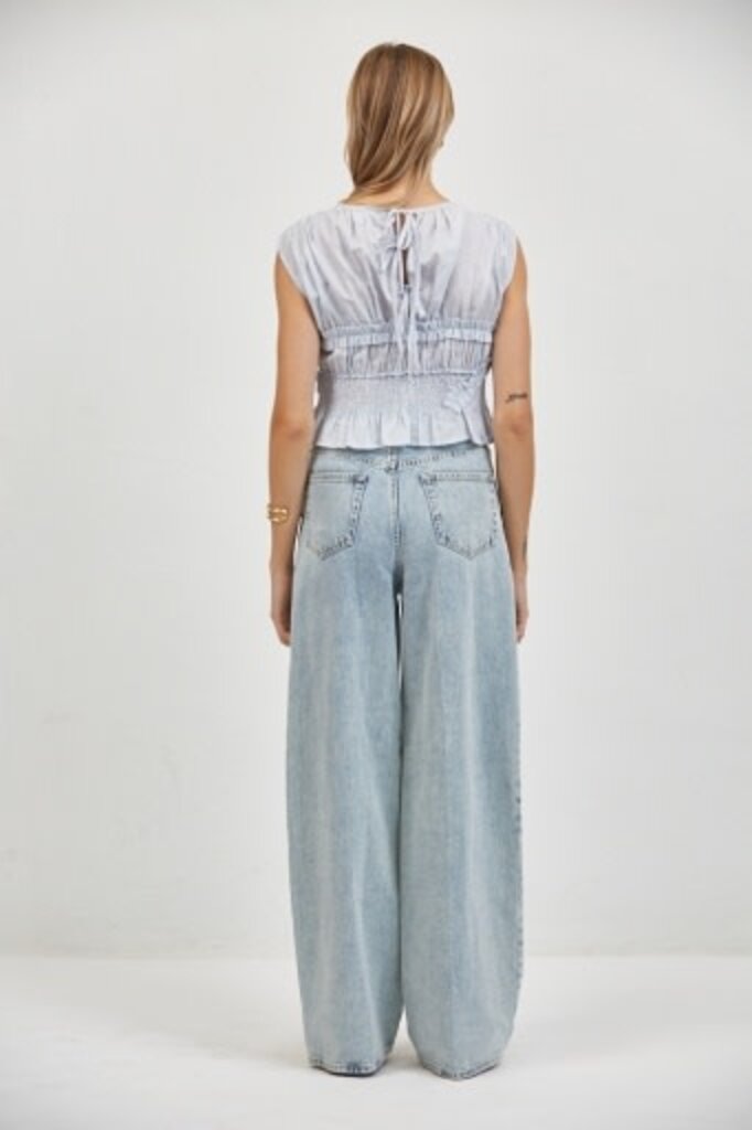 A. Ren Jeanie Ruffle Top