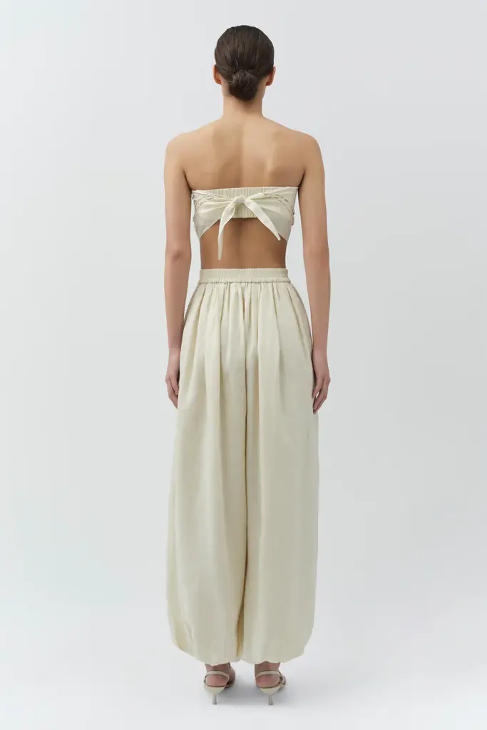 Simkhai Selah Linen Lace Balloon Pants