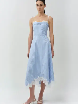 Simkhai Avaleigh Cotton Lace Midi Dress