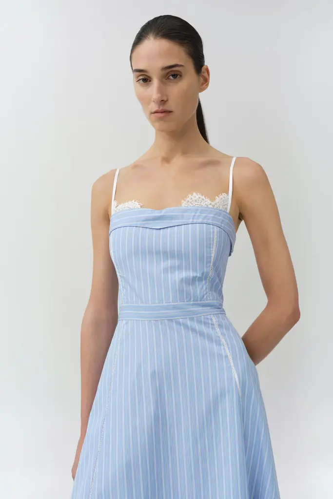 Simkhai Avaleigh Cotton Lace Midi Dress