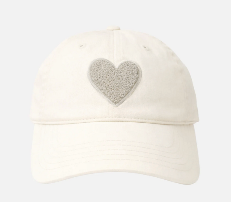 Kerri Rosenthal Imperfect Chenille Heart Hat