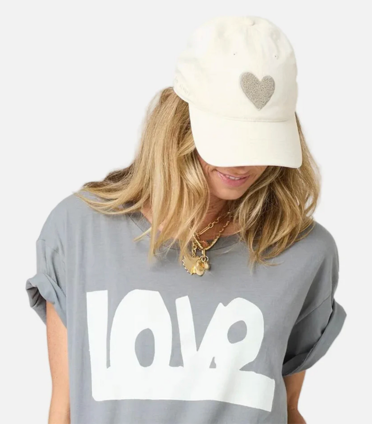 Kerri Rosenthal Imperfect Chenille Heart Hat