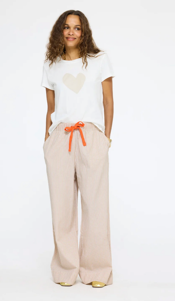 Kerri Rosenthal Post Linen Stripe Pant