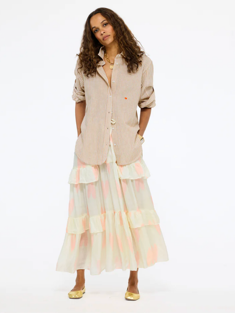 Kerri Rosenthal Jack Linen Stripe Shirt