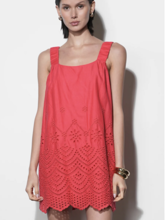 Greylin Kallie Linen Mini Dress