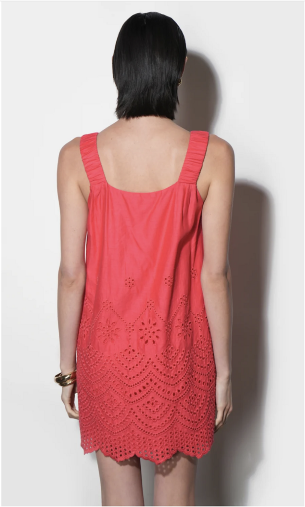 Greylin Kallie Linen Mini Dress