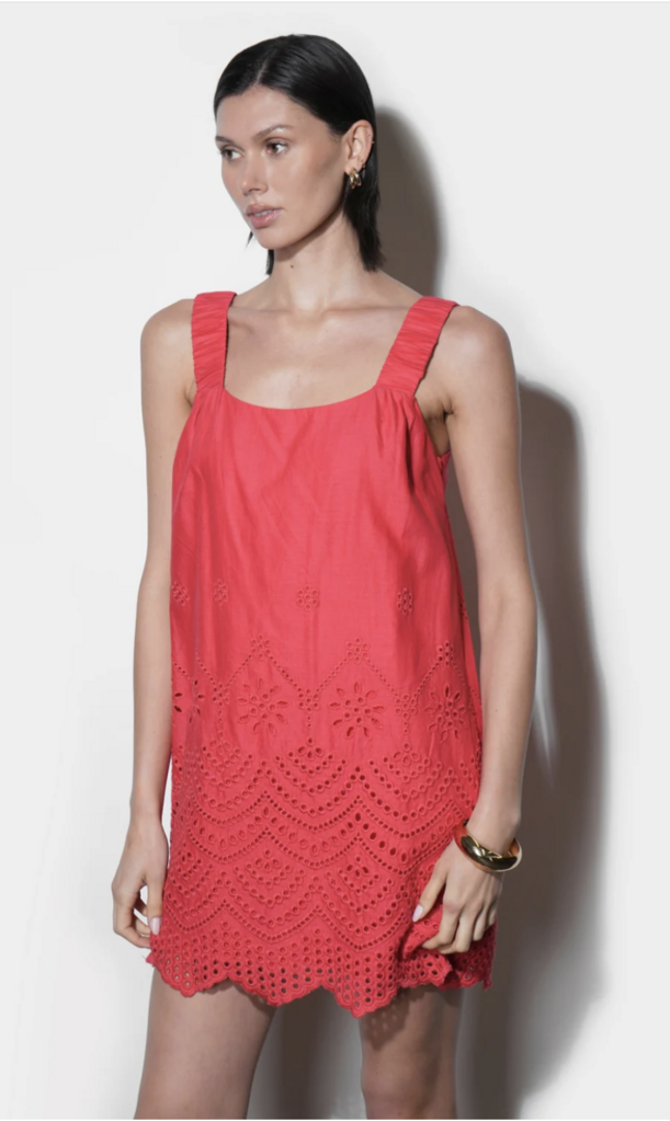 Greylin Kallie Linen Mini Dress