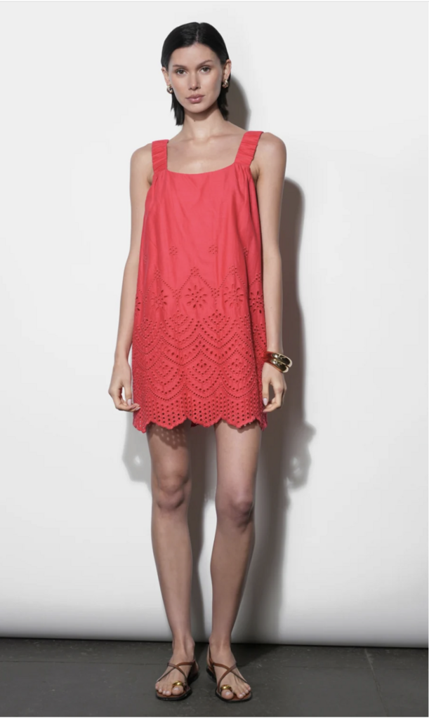 Greylin Kallie Linen Mini Dress