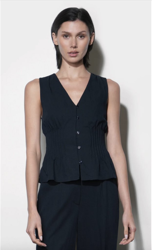 Greylin Lacey Pintuck Top