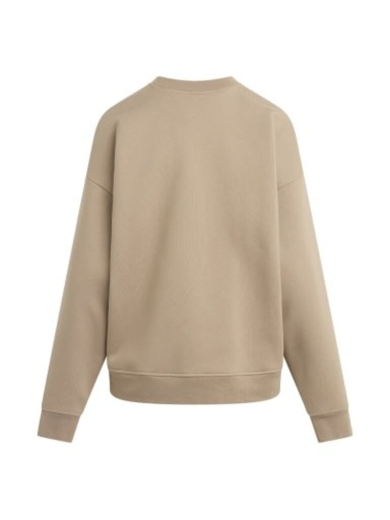 Favorite Daughter The Collegiate Sweatshirt in Soft Taupe