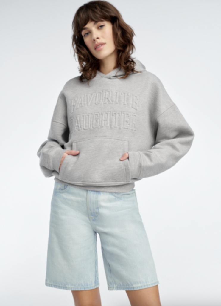 Favorite Daughter The Collegiate Embossed Hoodie