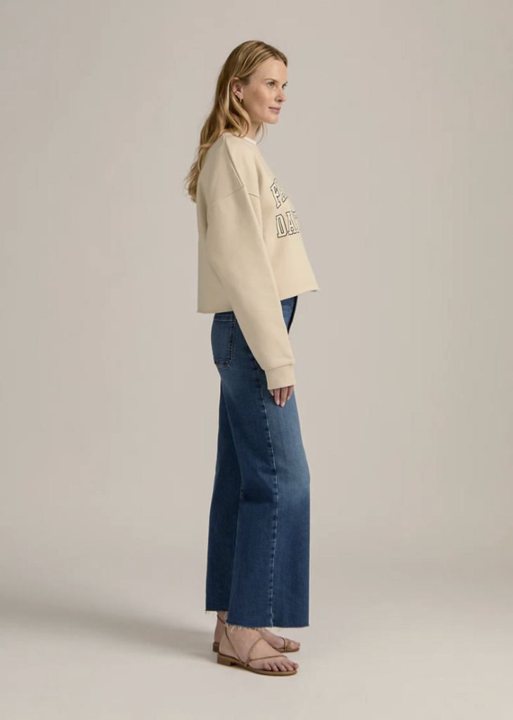 Favorite Daughter THE CROPPED COLLEGIATE SWEATSHIRT