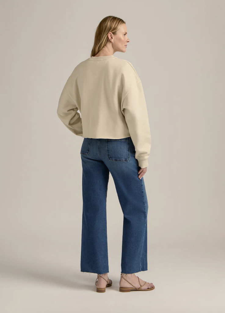 Favorite Daughter THE CROPPED COLLEGIATE SWEATSHIRT